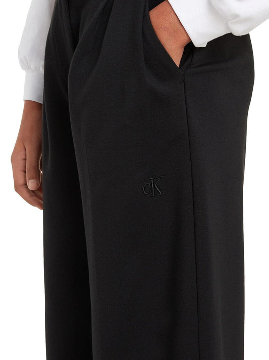 Calvin Klein Kids pantalone elegante nero