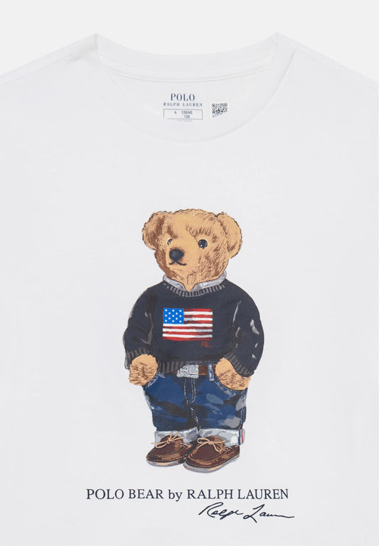 Polo Ralph Lauren T-shirt con stampa WHITE