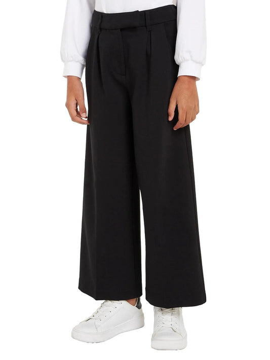 Calvin Klein Kids pantalone elegante nero