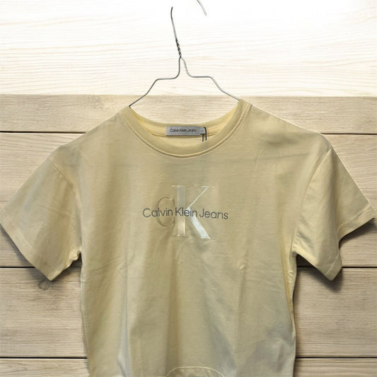 Calvin Klein Jeans – T-shirt Giallo Pastello