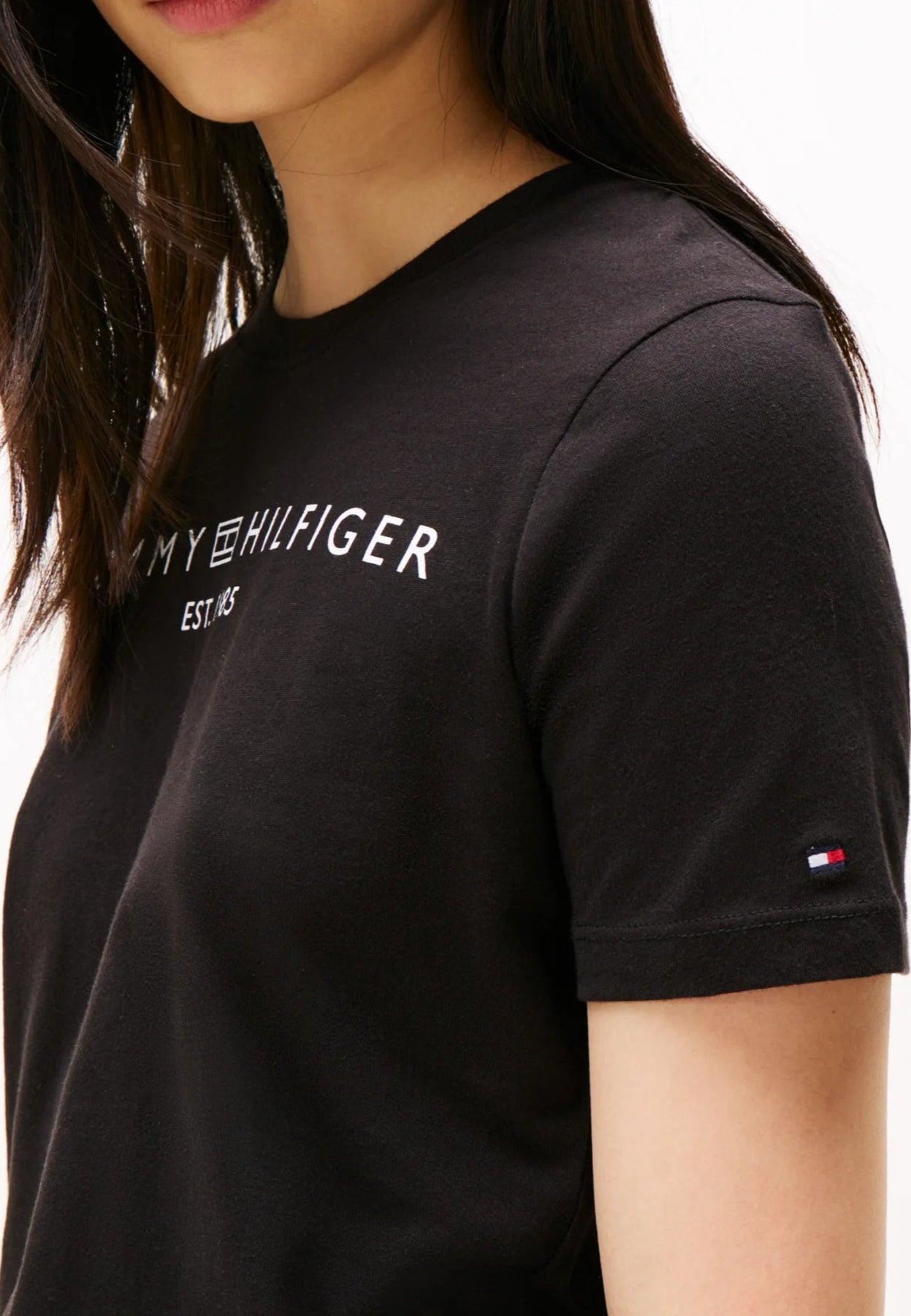 Tommy Hilfiger T-shirt con stampa BLACK