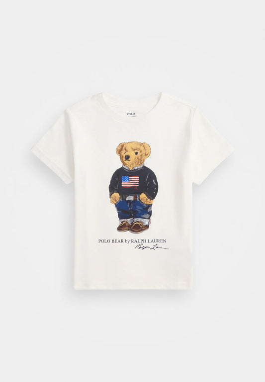 Polo Ralph Lauren T-shirt con stampa WHITE