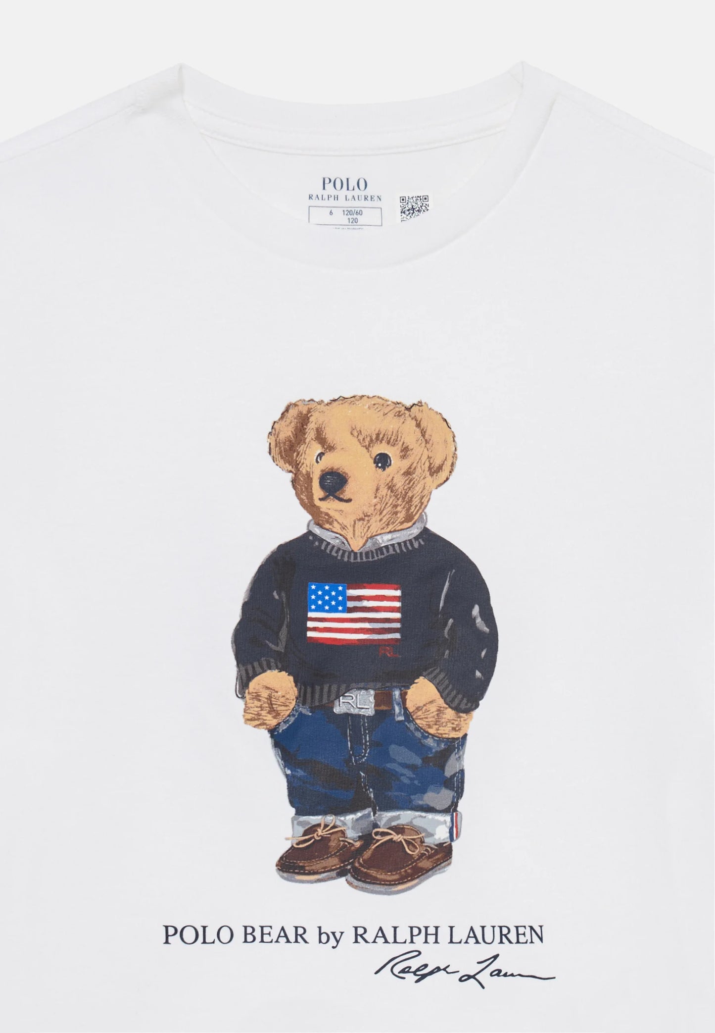 Polo Ralph Lauren T-shirt con stampa WHITE